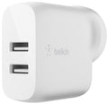 Belkin BoostUp Charge 24W Dual USB-A Wall Charger (White)