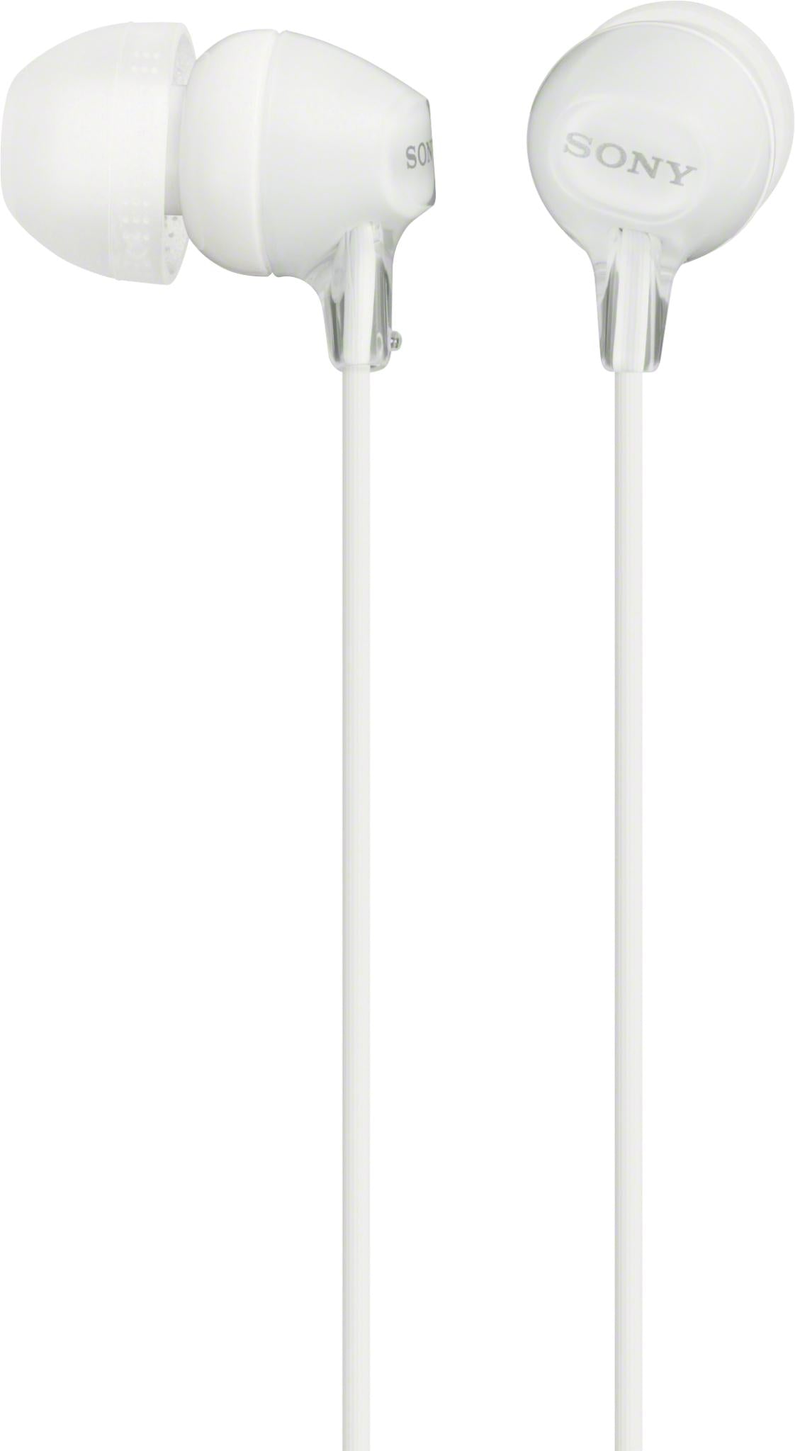 Sony MDR-EX15LP In-Ear Headphones (White)