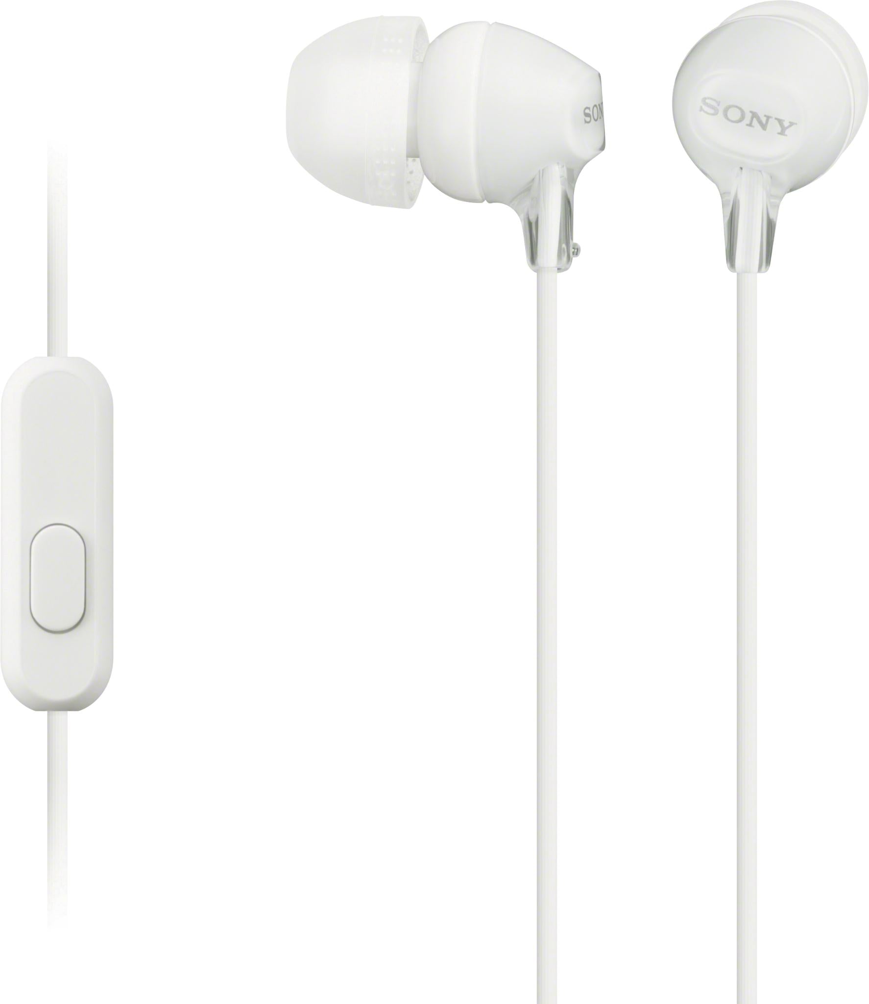 Sony MDR-EX15AP Monitor In-Ear Headphones (White)