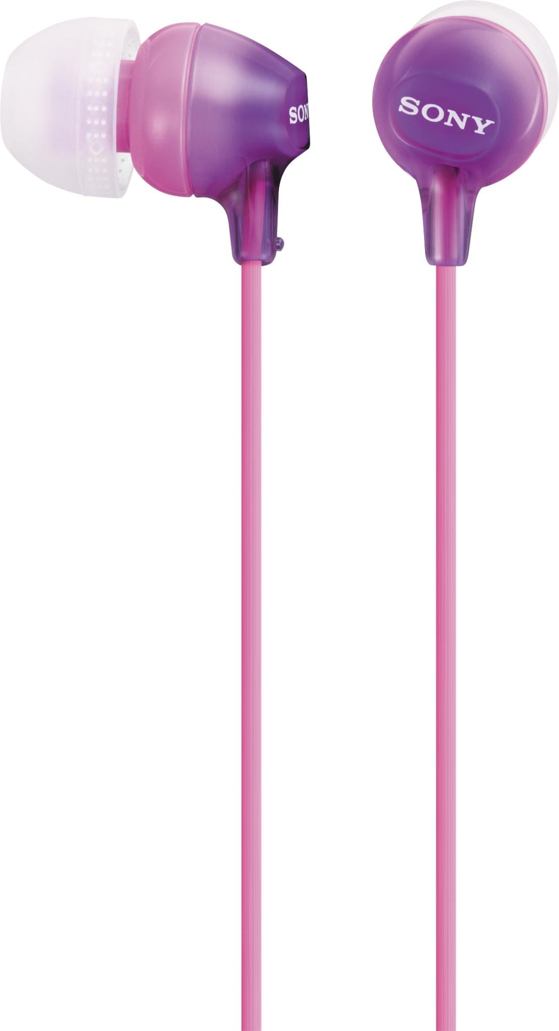 Sony MDR-EX15LP In-Ear Headphones (Violet)