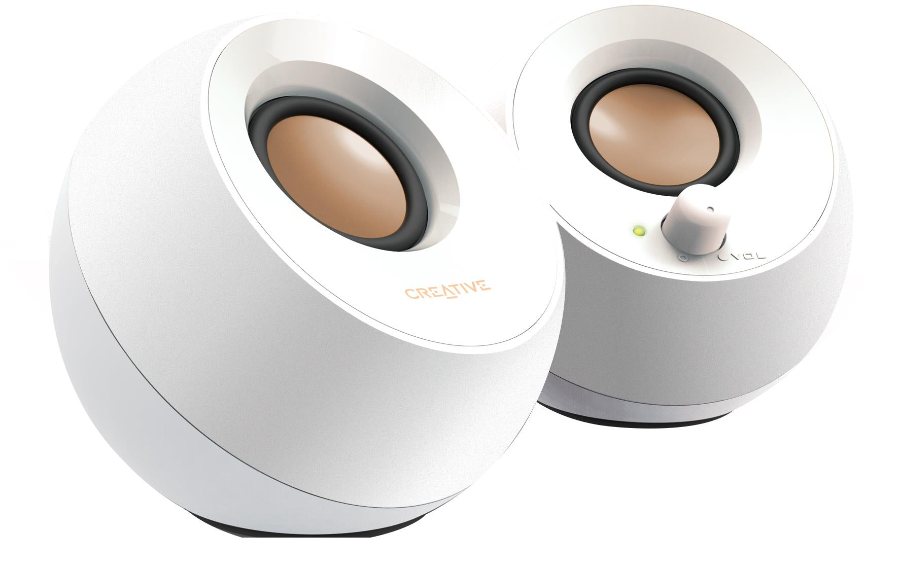 Creative Pebble USB Speaker (White)