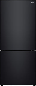 LG GB-455BLE 420L Bottom Mount Fridge (Black)