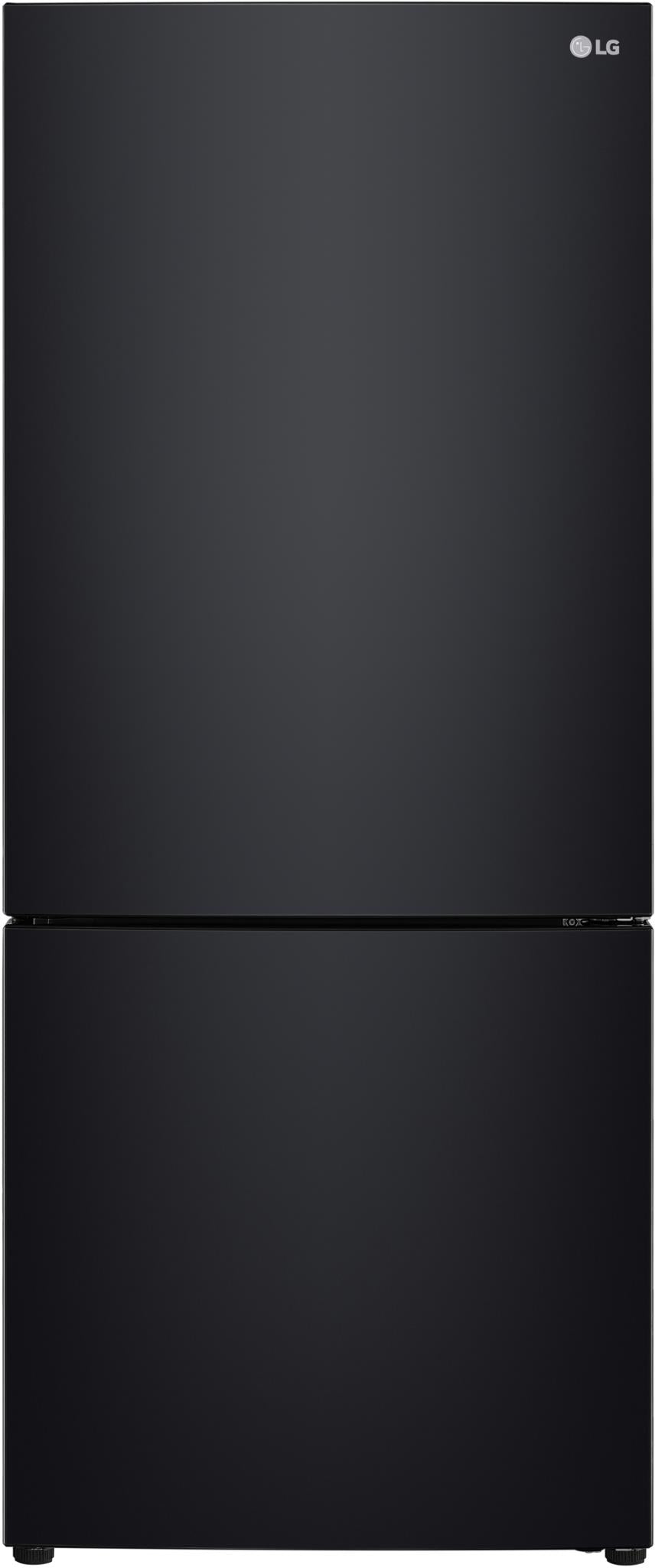 LG GB-455BLE 420L Bottom Mount Fridge (Black)