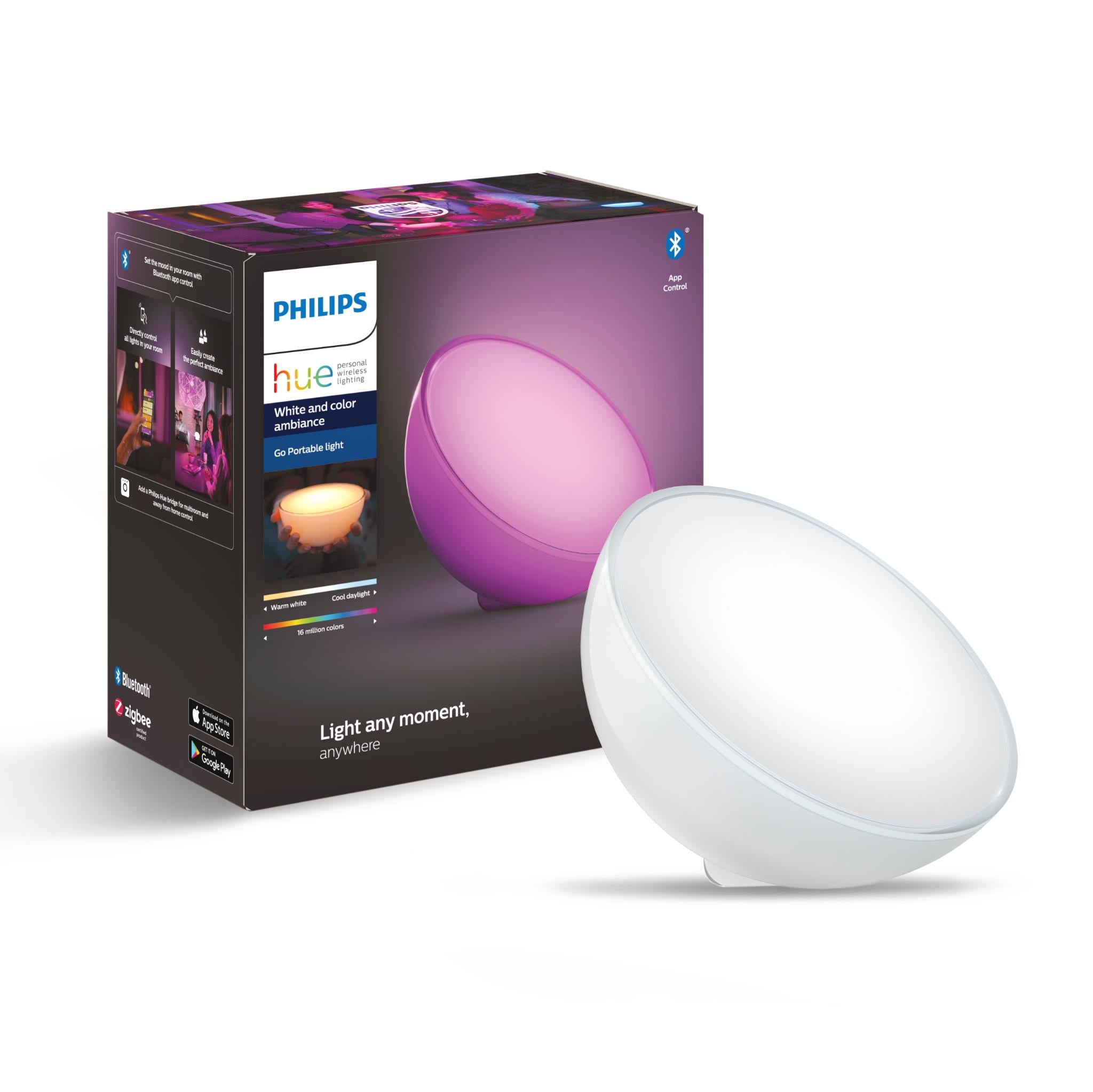 Philips Hue Go White and Colour Portable Bluetooth Light