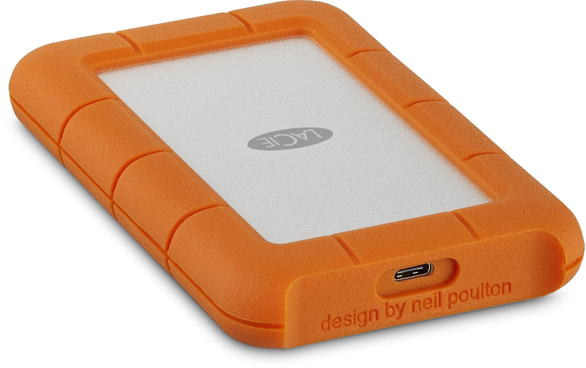 LaCie Rugged 4TB USB-C Portable Hard Drive