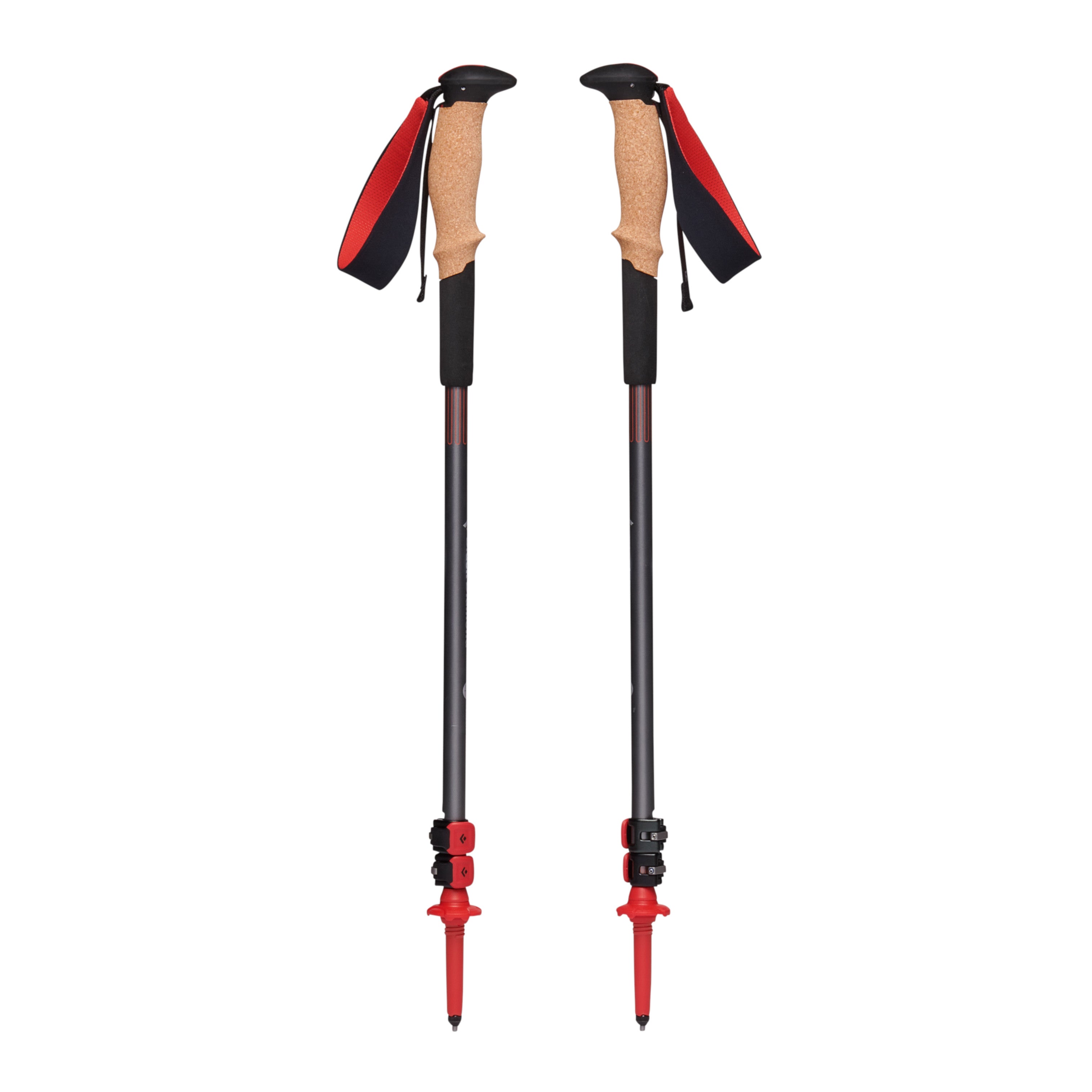 Pursuit Shock Trekking Poles Steel - M/L Grey/Octane