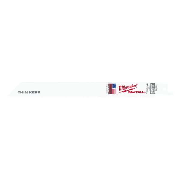 Milwaukee SAWZALL Recip Blade 08-12TPI 200mm