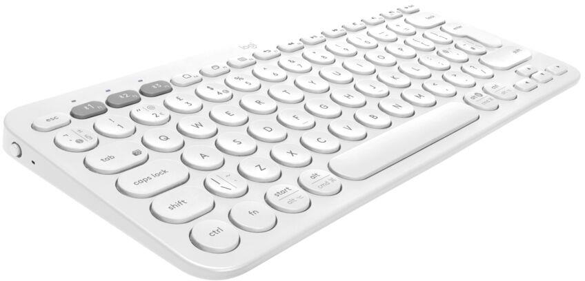 Logitech K380 Multi-Device Bluetooth Keyboard (White)