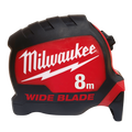 Milwaukee WIDE BLADE Tape Measure 8m