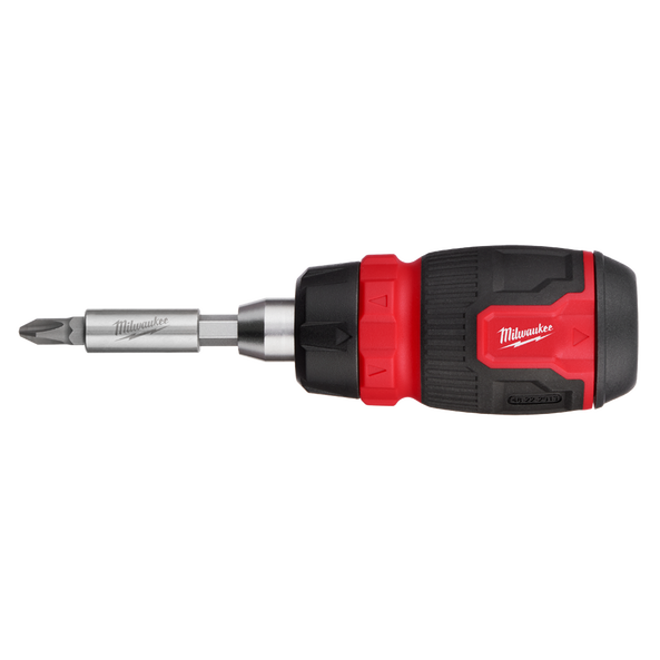 Milwaukee Screwdriver 8-in-1 Ratcheting Compact