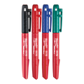 Milwaukee INKZALL Marker Coloured Fine 4 Pack