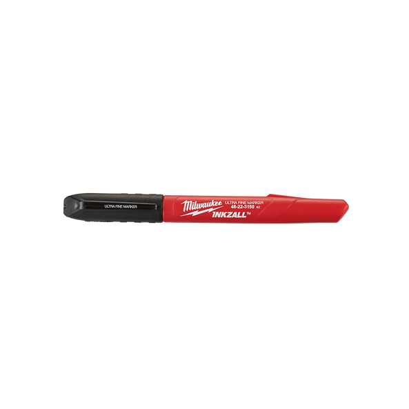 Milwaukee INKZALL Marker UltraFine Blk 4pk