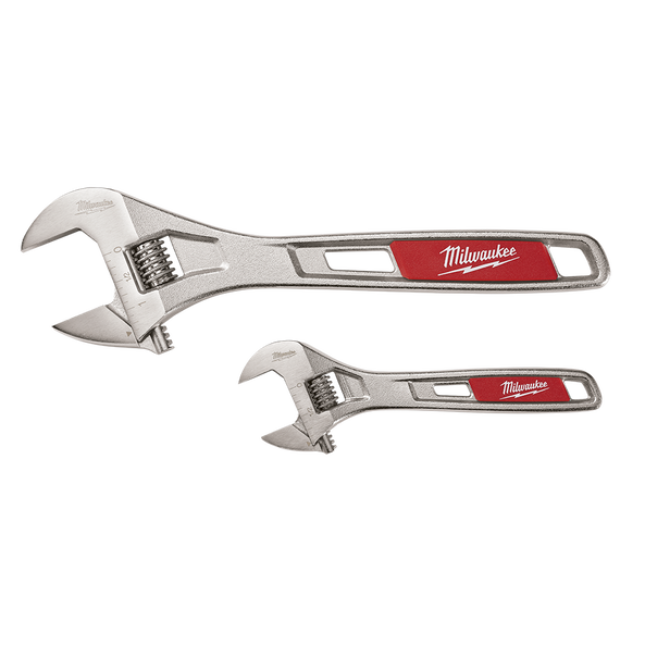 Milwaukee Adjustable Wrench 2 pack 250mm & 150mm