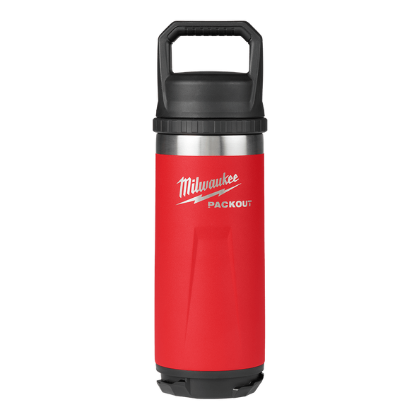 Milwaukee PACKOUT Bottle 474ml Chug Lid Red