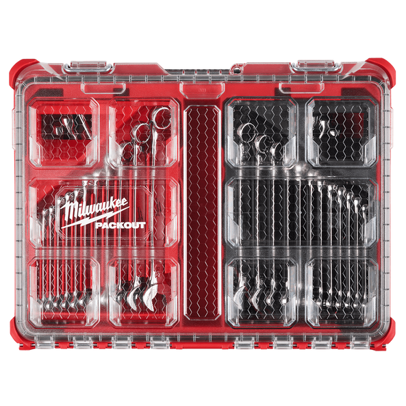 Milwaukee PACKOUT Wrench Set Metric + SAE 30Pce