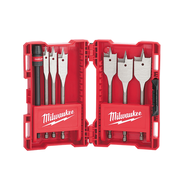 Milwaukee Timber Spade Bit Set 7 Piece