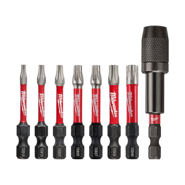 Milwaukee Power Bit Security Torx 50mm 8Pce