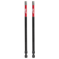 Milwaukee SHOCKWAVE Power Bit Hex 6mm 150mm 2 Pk