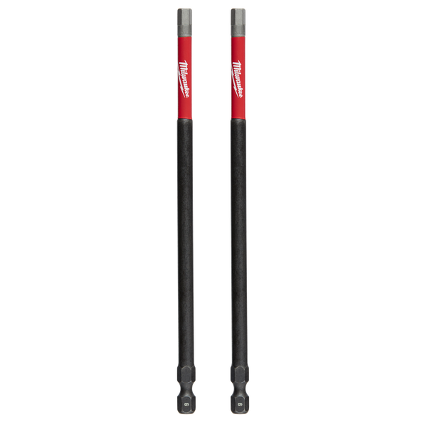 Milwaukee SHOCKWAVE Power Bit Hex 6mm 150mm 2 Pk