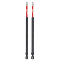 Milwaukee SHOCKWAVE Sq Recess2 Power Bit 150mm 2Pk