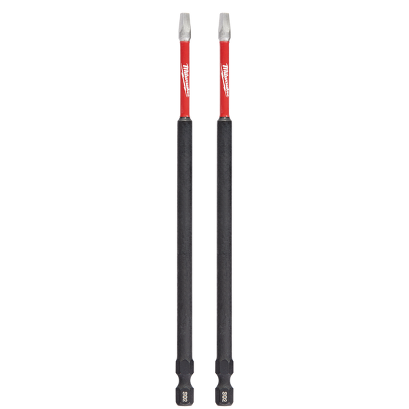 Milwaukee SHOCKWAVE Sq Recess2 Power Bit 150mm 2Pk