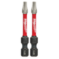 Milwaukee SHOCKWAVE Power Bit Torx T20 50mm 2 Pk
