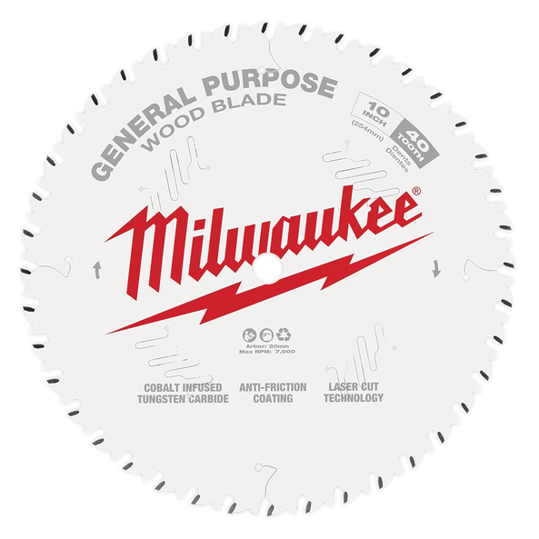 Milwaukee Wood Circ Saw Blade 254mm 40T