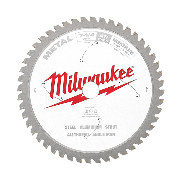 Milwaukee Saw Blade Thin Metal 48T 184mm