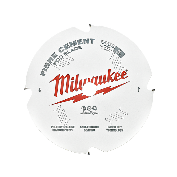 Milwaukee Fibre Cement Circ Saw 184mm 4T PCD