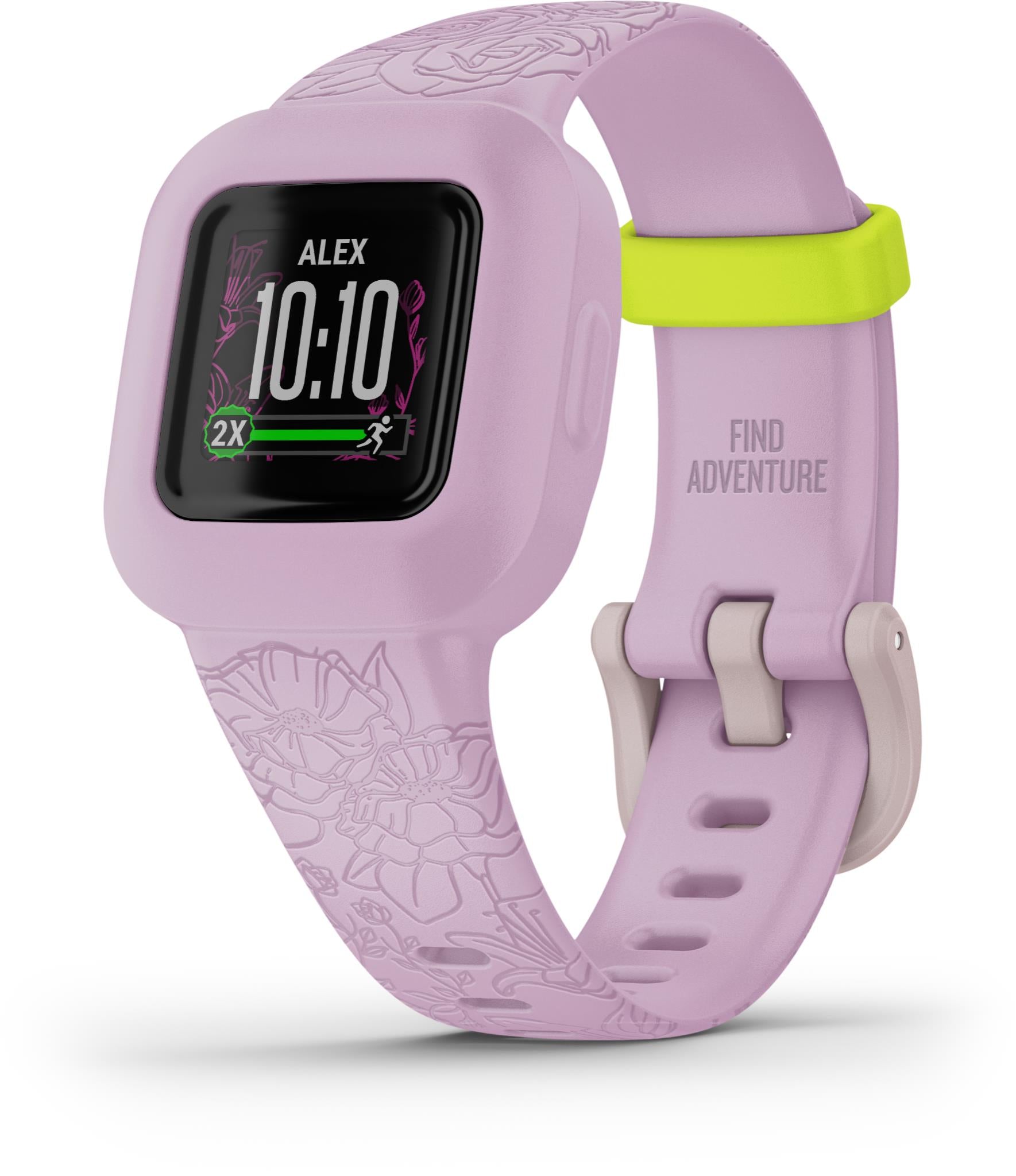 Garmin Vivofit jr. 3 Fitness Trackers (Floral Pink)