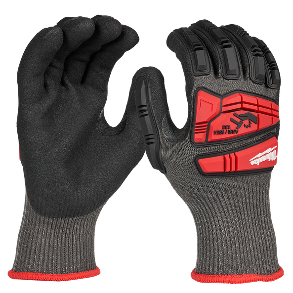 Milwaukee Glove Impact Cut 5(E) Nitrile Dipped M