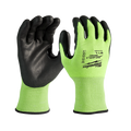 Milwaukee PU Dipped Glove Hi-Vis Cut 3(C) Large