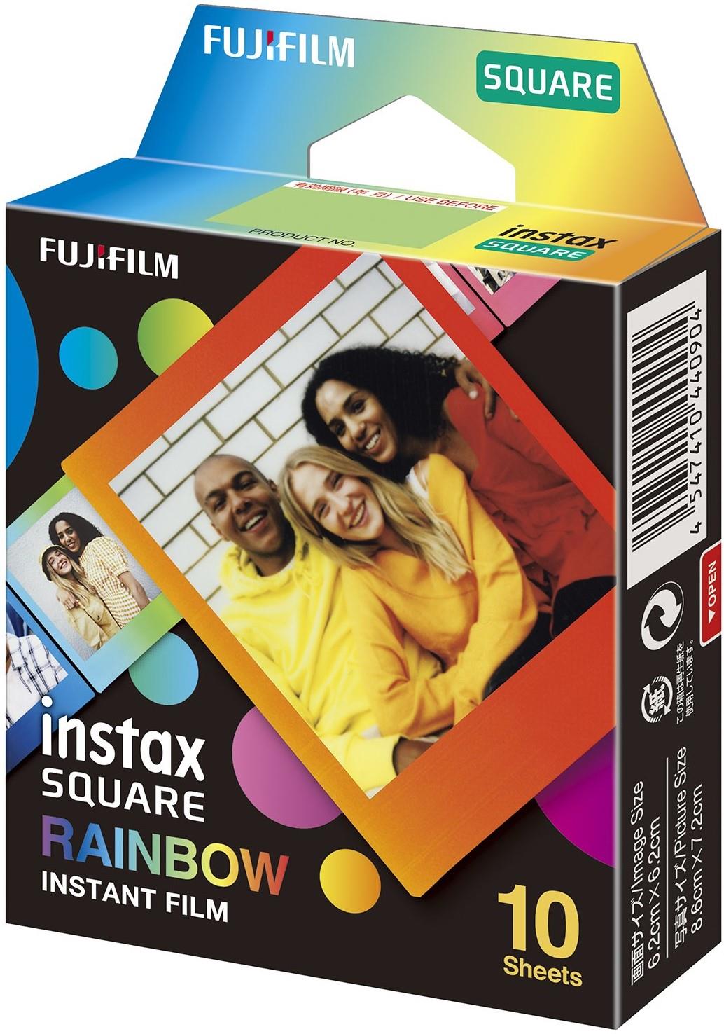 Fujifilm Instax Square Film Rainbow (10 Pack)