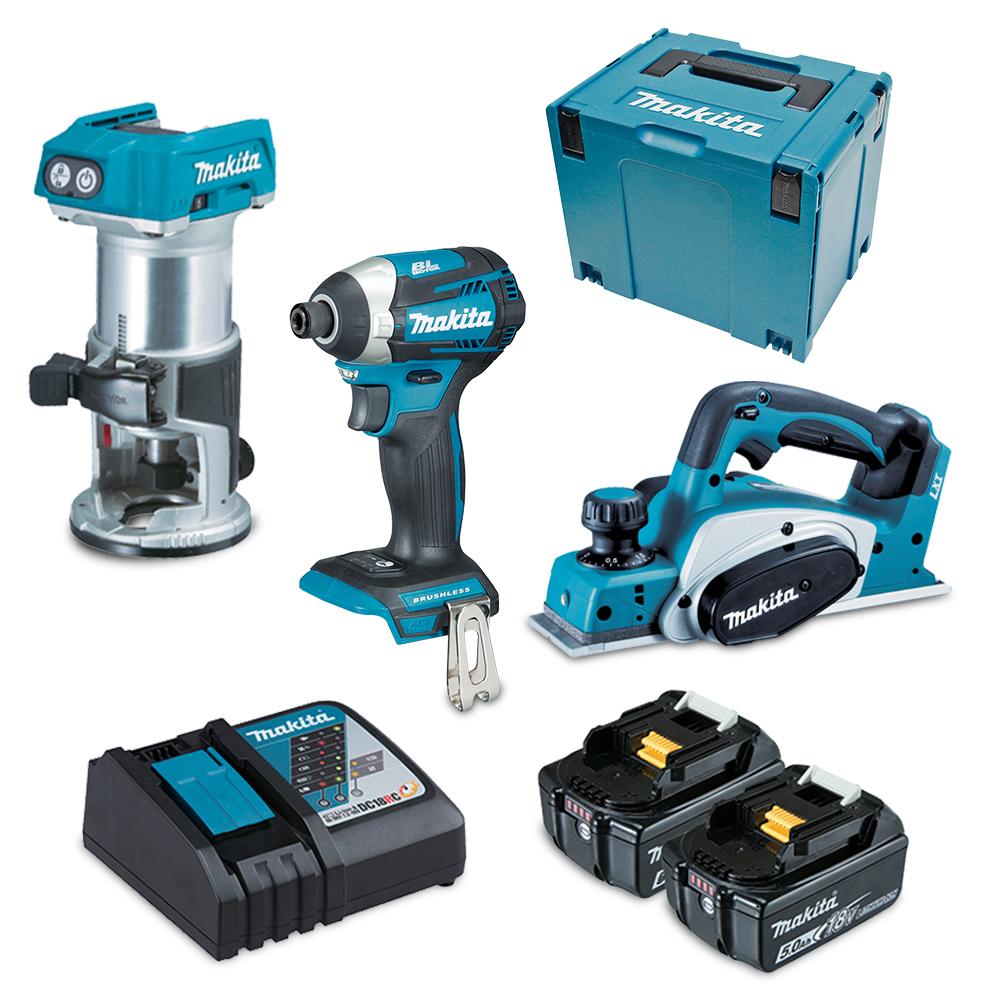 Makita 3 Piece Brushless Combo Kit 18V DLX3098TJ