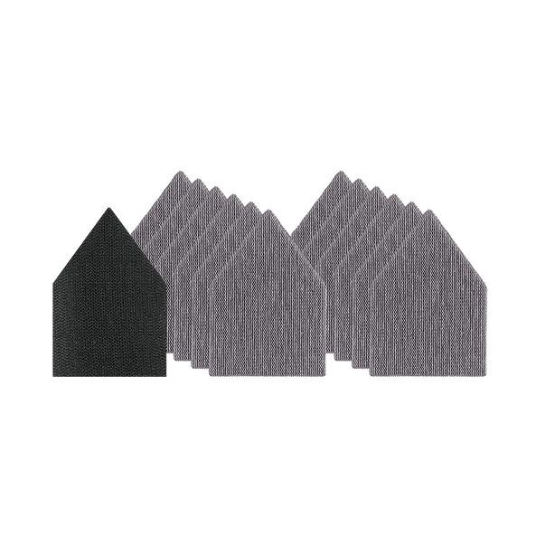 Milwaukee Pentagon Sandpaper 13Pk to suit M12FDSS0