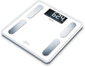 Beurer BF400W Signature Line Digital Glass Body Fat Scale (White)