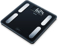 Beurer BF400B Signature Line Digital Glass Body Fat Scale (Black)