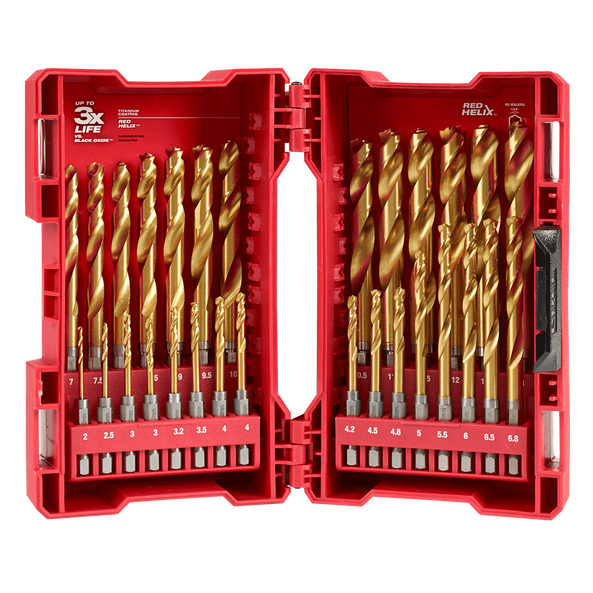 Milwaukee SHOCKWAVERED HELIX Drill Bit Set 29Pce