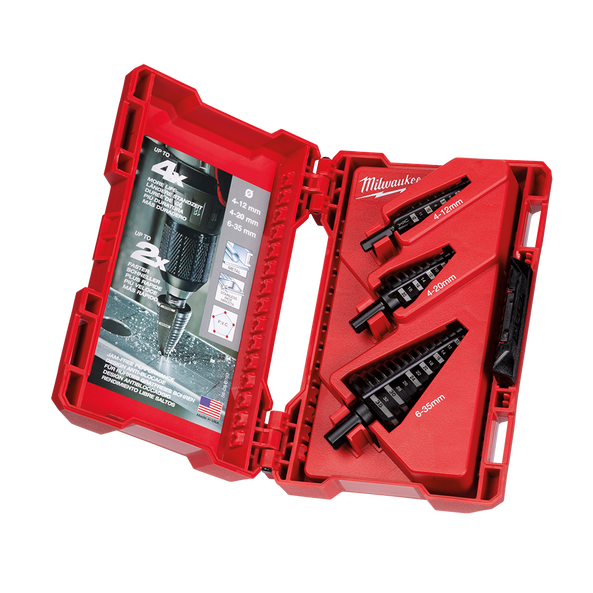 Milwaukee Step Drill Bit Set 3 Piece