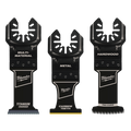 Milwaukee OPEN LOK Multi Purpose Blade Pack 3 Pce