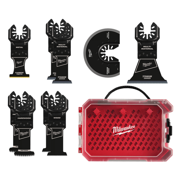 Milwaukee Open Lok Multi Tool Blade Set 9 Pce