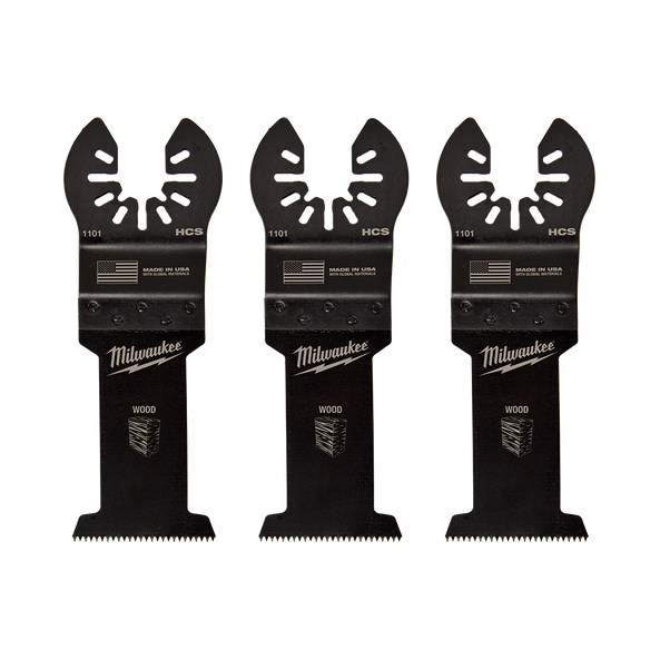 Milwaukee OPENLOK Hi C Steel Wood Blade 35mm 3Pk