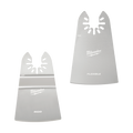 Milwaukee OPEN LOK Rigid Flex Scraper 50mm 2 Pce