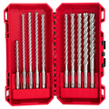 MILWAUKEE SDS Plus MX4  Drill Bit Set 10 Pc 5-12mm