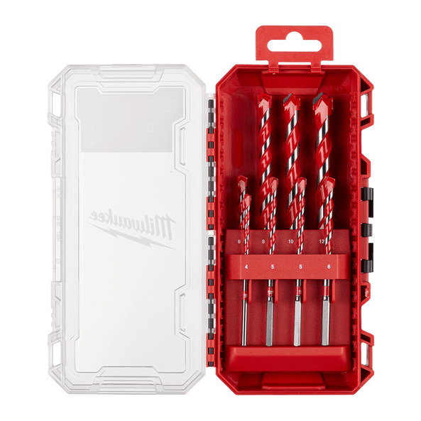 Milwaukee Masonry Hammer Drill Bit 8Pce Set
