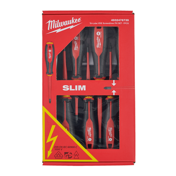 Milwaukee Screwdriver Set VDE 7Pce