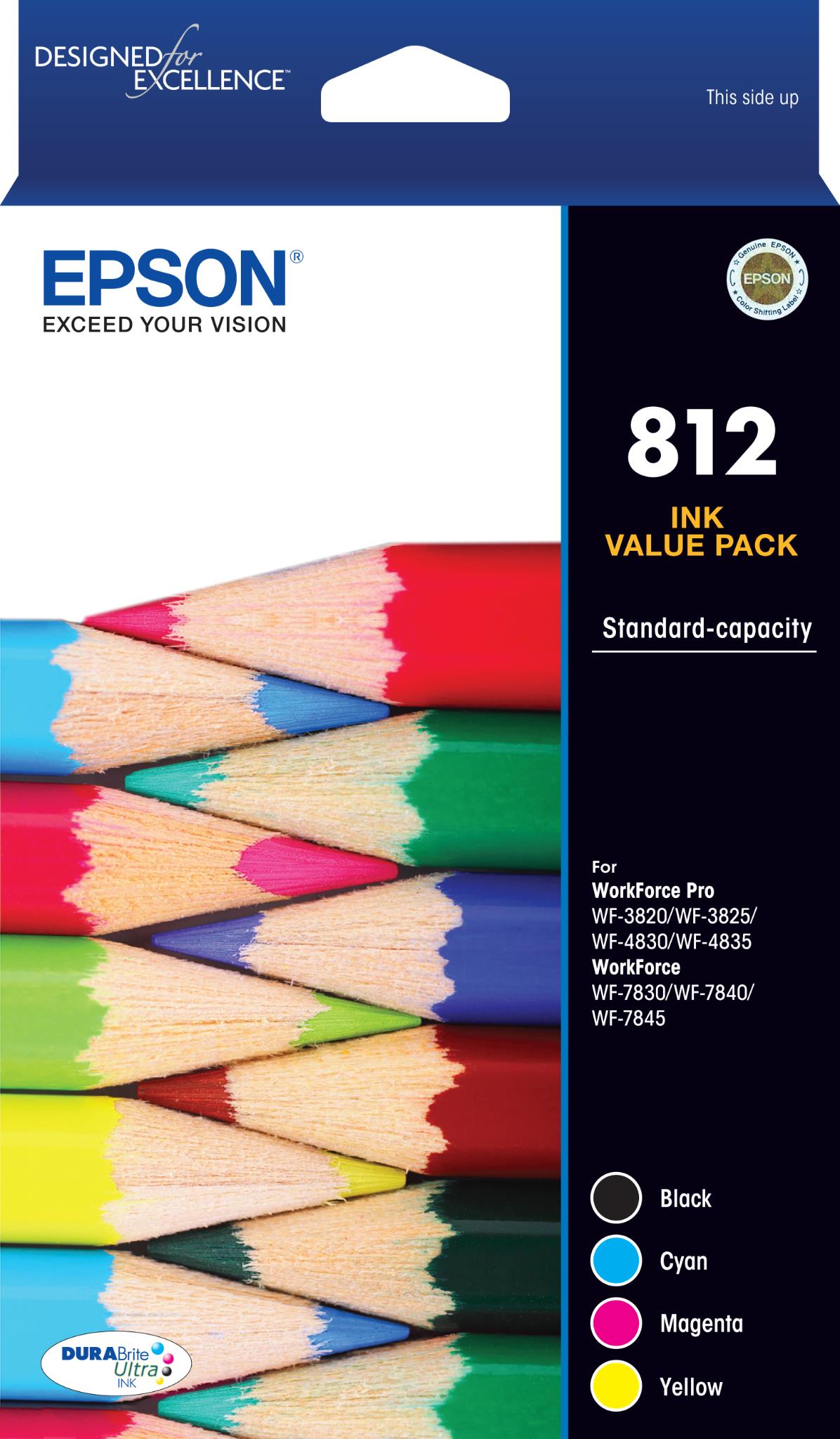 Epson 812 DURABrite Standard Capacity Ink Cartridge (Value Pack)