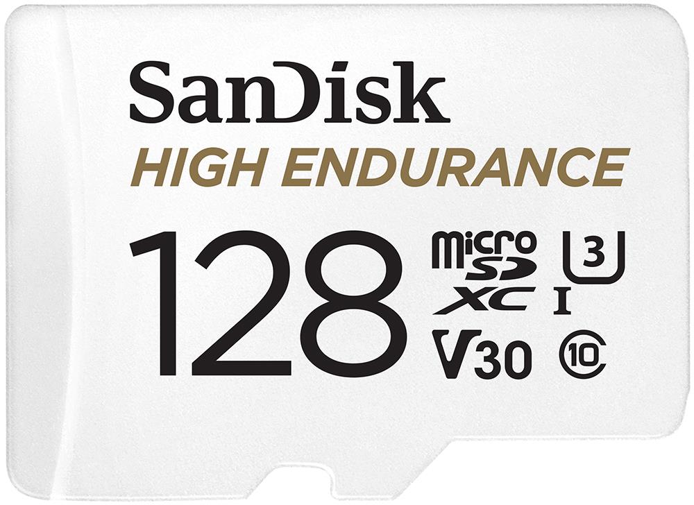 SanDisk High Endurance MicroSDXC 128GB Memory Card