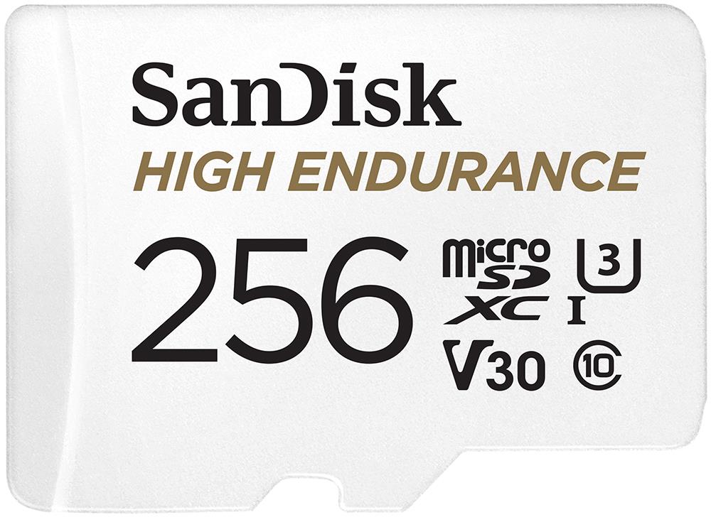 SanDisk High Endurance MicroSDXC 256GB Memory Card