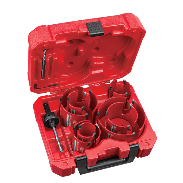 Milwaukee BIGHAWG Holesaw TCT 10 Pce Kit